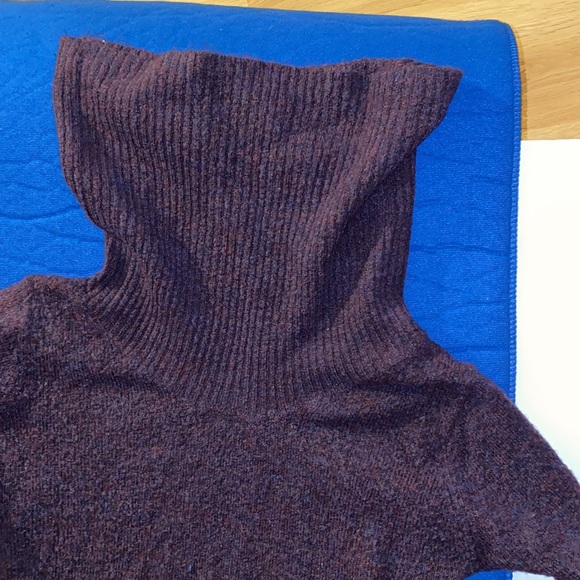 Purple junior large stretched turtle neck sweater Buy Two Items Free - Picture 2 of 7